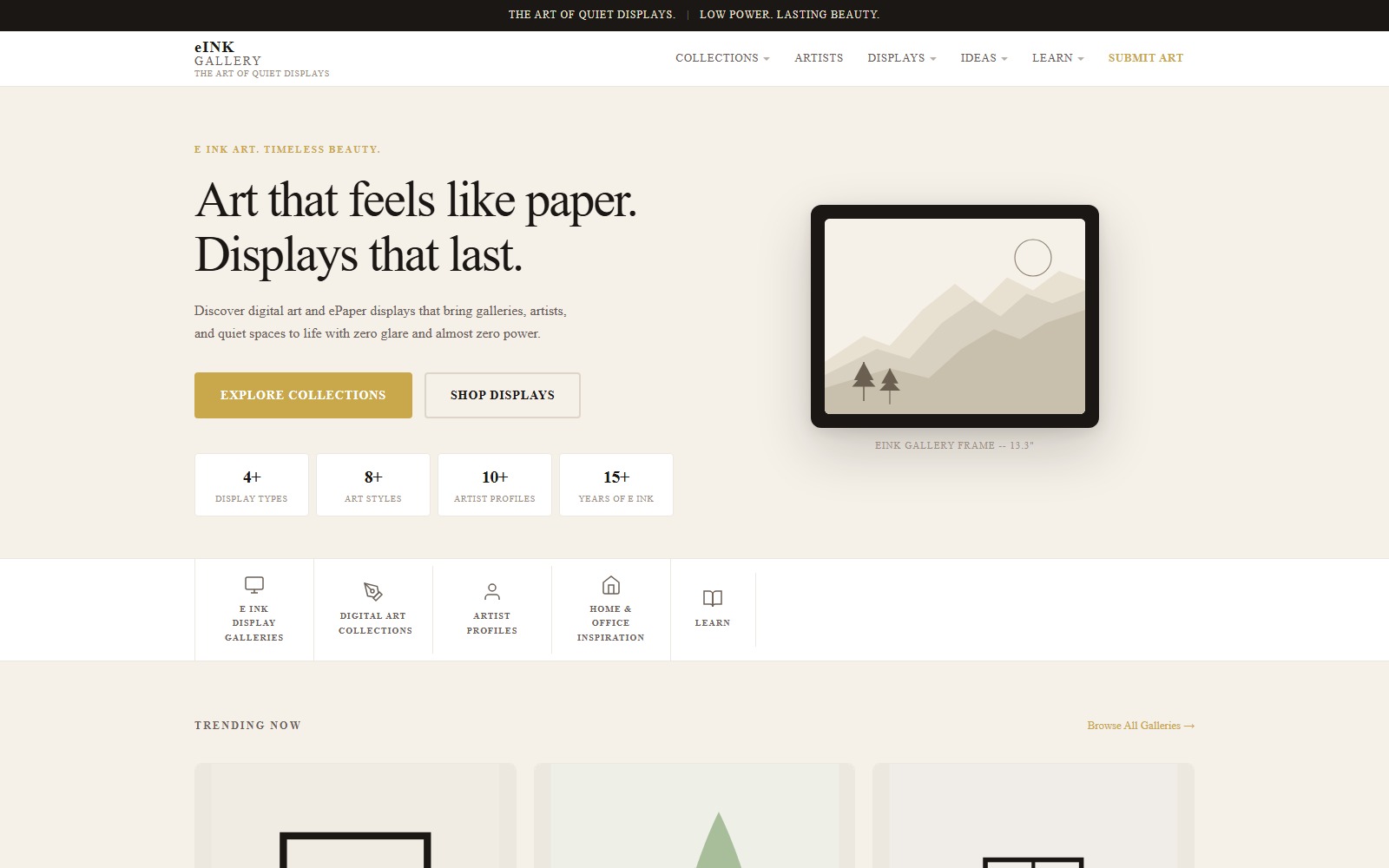 Homepage of einkgallery.com