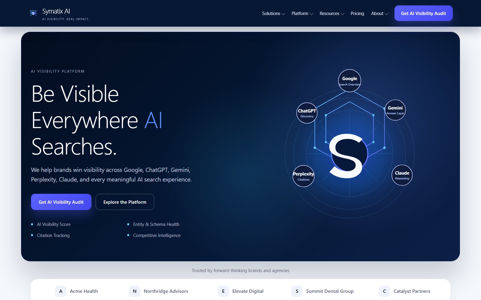 Homepage of symatixai.com